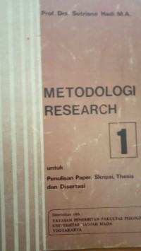 Image of metodologi research